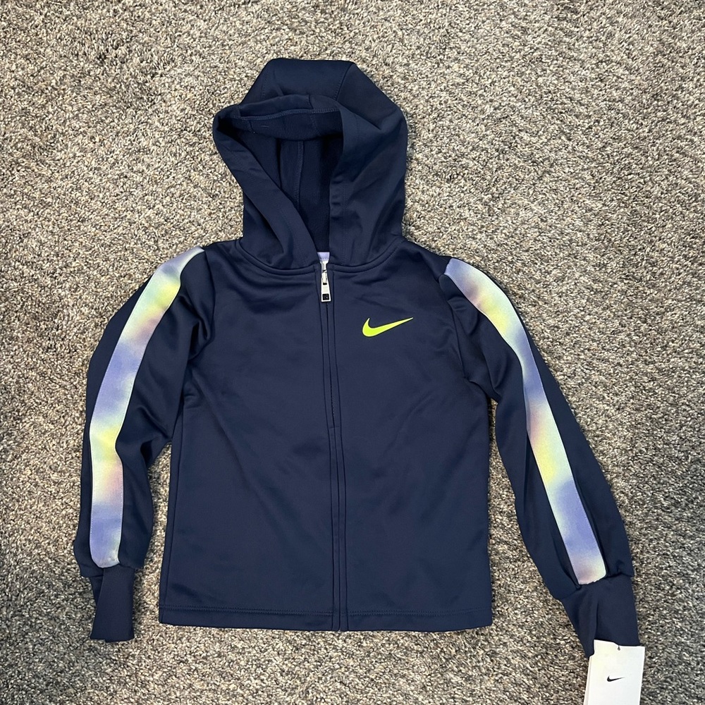 Nike Girls Hooded Jacket Size 5-6 Years NWT